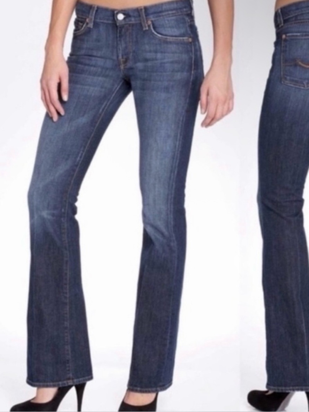 7 For All Mankind Vintage Y2K Original Low Rise Bootcut Size 29